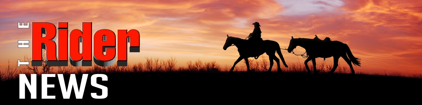 the rider news sunset two horses and a rider
